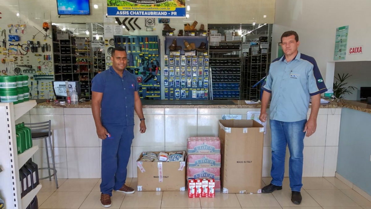 KS repassa alimentos ao Hospital Beneficente